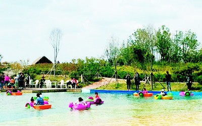 靈山花海日均迎客近萬，休閑觀光活動火爆黃島